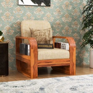 Sheesham Wood Single Seater Sofa