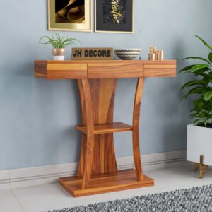 Sheesham Wood Console Table for Living Room
