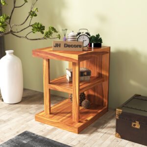 Wooden Side Table for Living Room